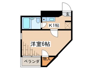 キャトルセゾン東橋本の物件間取画像